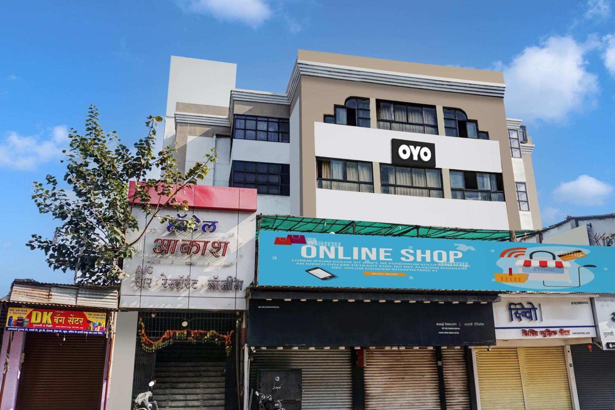 Hotel O Akash Lodge Lātūr Buitenkant foto