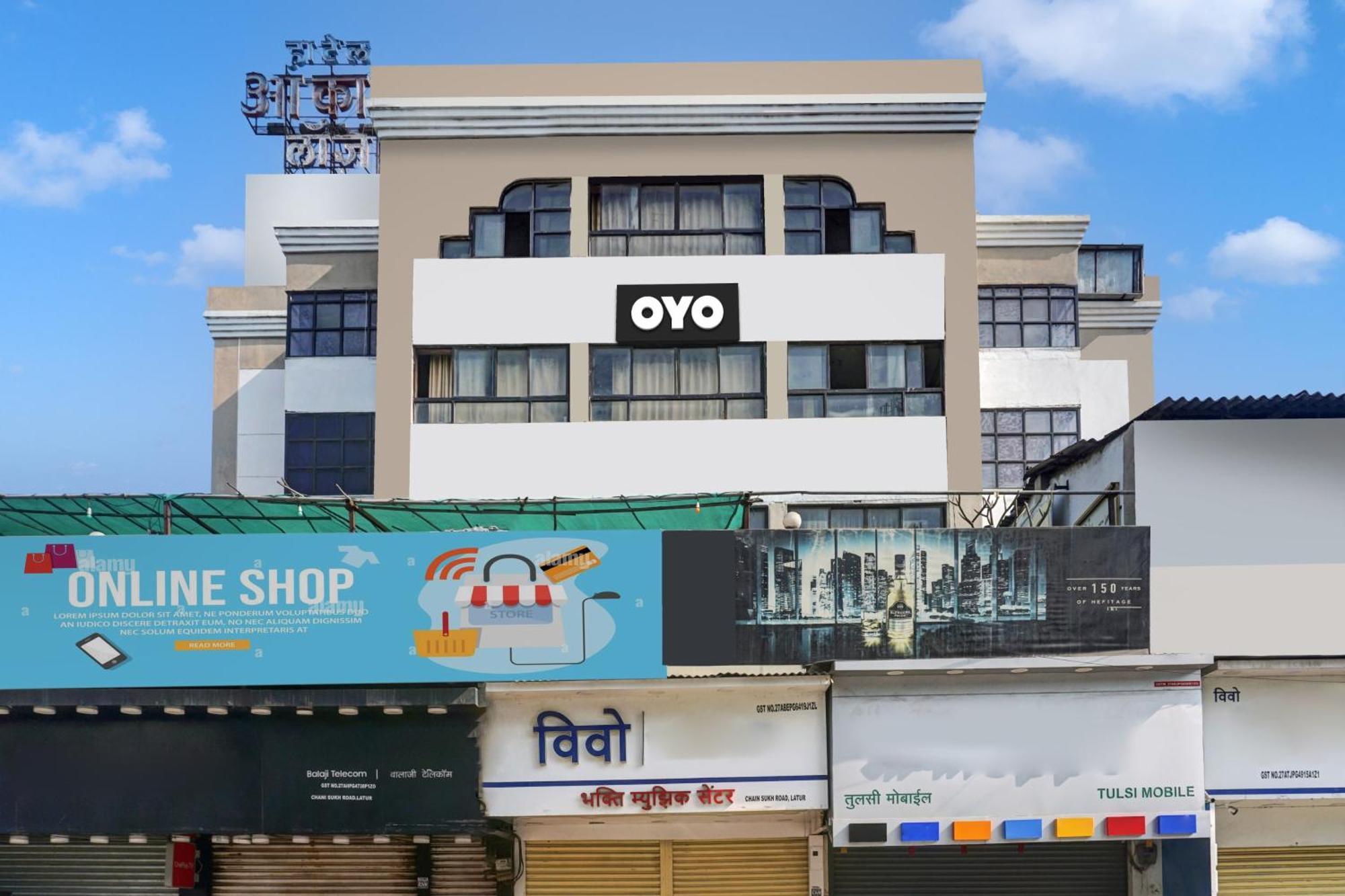 Hotel O Akash Lodge Lātūr Buitenkant foto
